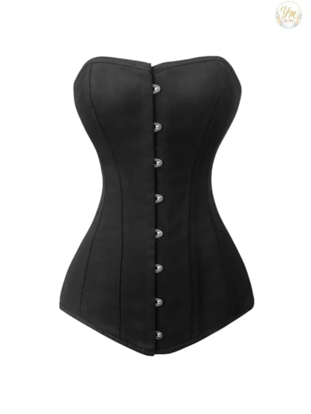 Charmian Steel Boned Corset Waist Training Hourglass Body Shaper Overbust
